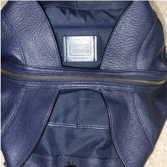 Coach Turnlock Edie Shoulder bag navy - Picture 5 of 6